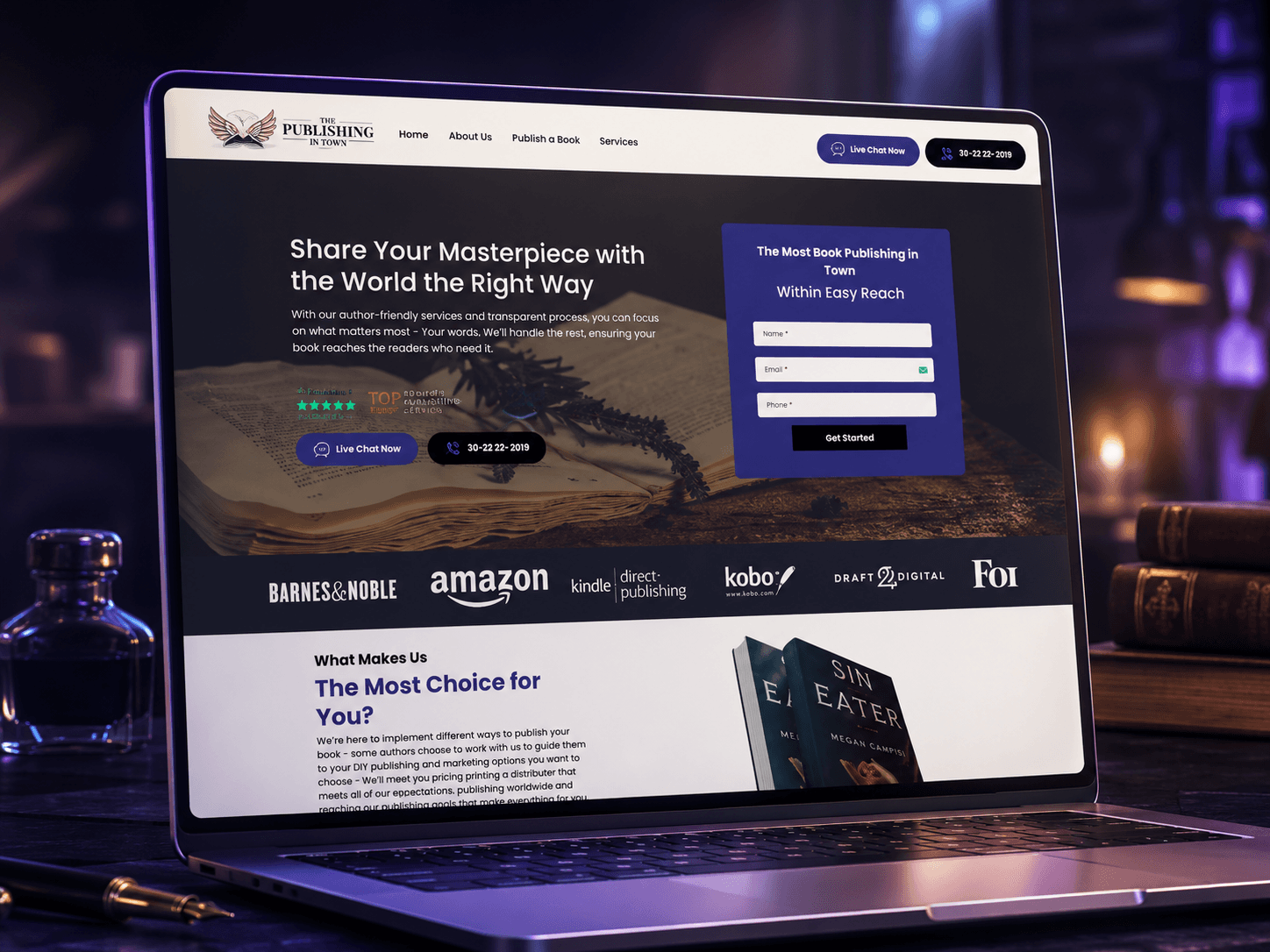Publishing Heaven website thumbnail