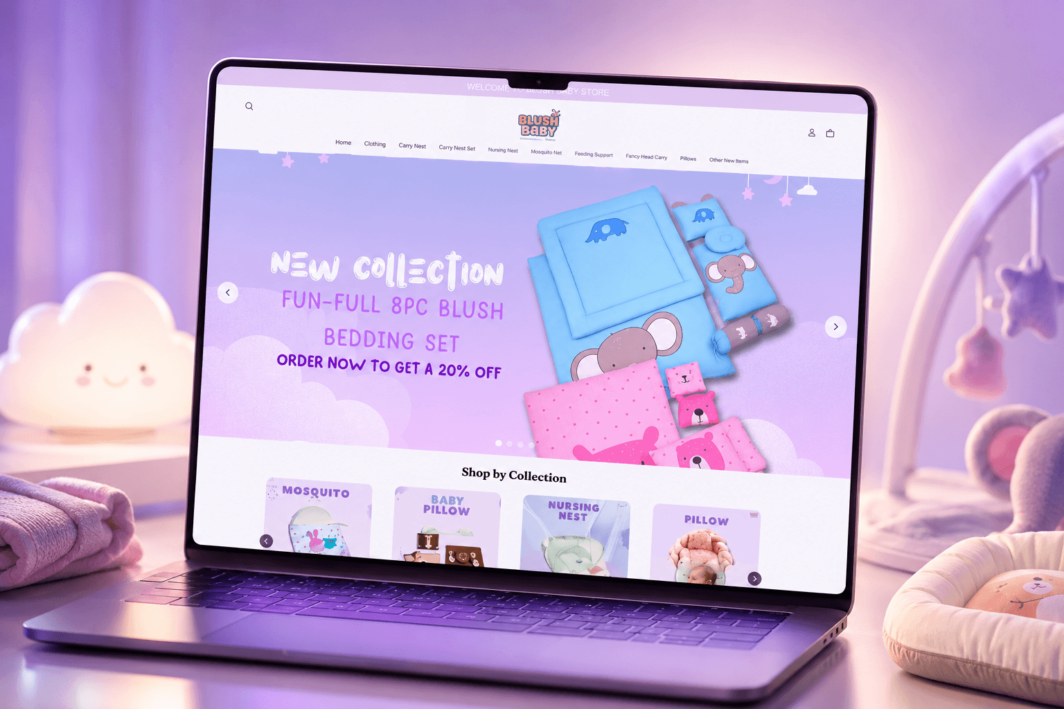 Blush Baby website thumbnail