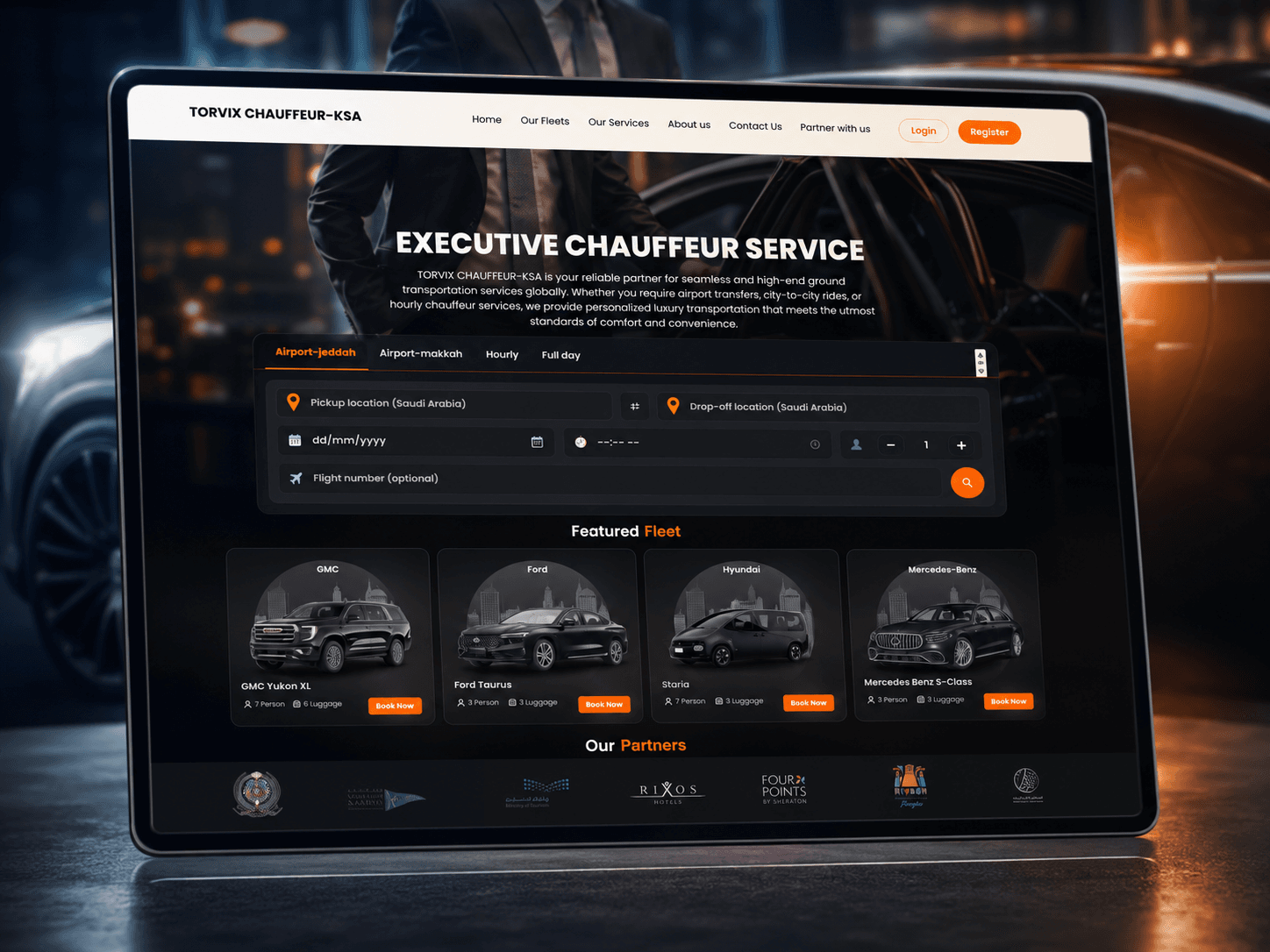 Torvix Chauffeur website thumbnail